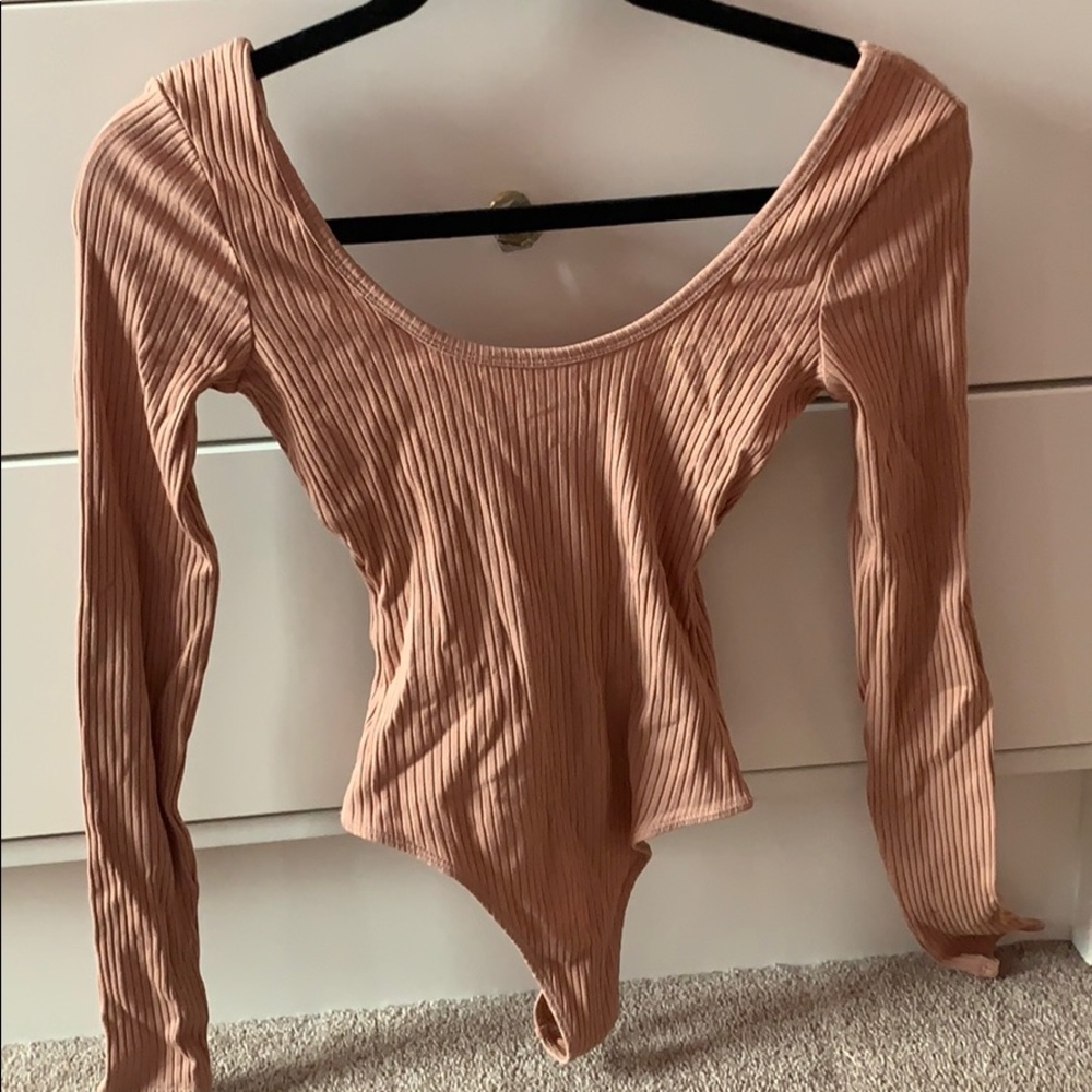 Aritzia Wilfred Free Ribbed Bodysuit XS